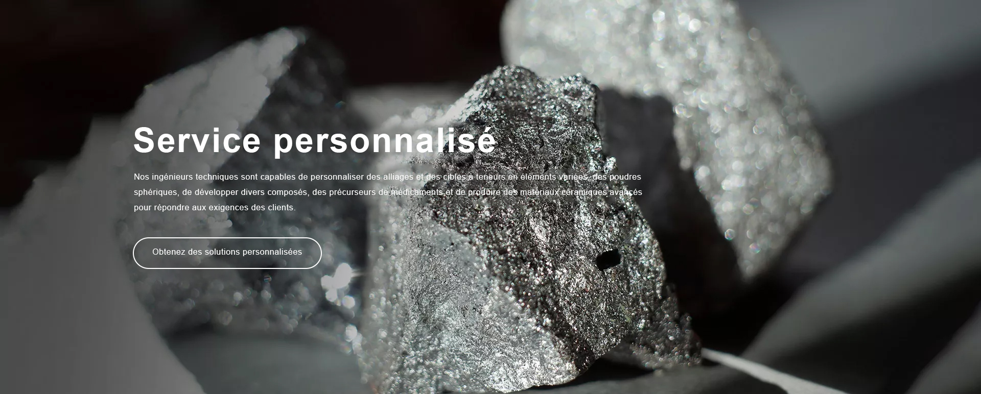 Produits personnalisés